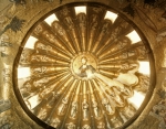 ｜コーラ修道院付属救世主聖堂（カーリエ博物館）の右側小堂の天井画「全能者キリスト」