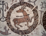 PANTALEONE Monaco｜オトラント大聖堂の聖堂内陣の床モザイク「宇宙の創造・矢傷を負う鹿」