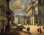 INGANNI Angelo｜1852年のミラノのスカラ座