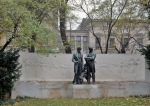 ｜ヨハン・シュトラウス1世とヨーゼフ・ランナーの記念像