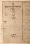 LEONARDO DA VINCI｜ダ・ヴィンチの自筆原稿「クレーンの原理と製作の説明」
