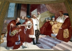 SABATELLI Luigi｜ガリレオがヴェネツィア総督に、望遠鏡の戦略的用法を示している