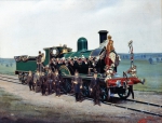 MOORE F.｜王室列車として飾られた「ラスダウン号」