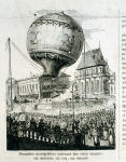 ｜ヴェルサイユに於いて初飛行に成功したモンゴルフィエ兄弟の熱気球、1783年9月19日
