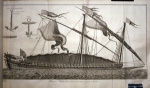 DIDEROT Denis & D’ALEMBERT Jean Le Rond｜海洋：皇室指定のガレー船のデザイン（百科全書より）