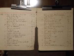 ｜コッホの個人支出の自筆ノート1883年10月