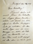 ｜秦佐八郎がコッホに宛てた手紙、1909年8月19日