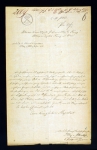 ｜コレラの研究の為、イタリアとスペインを探検したいとバイエルン王に宛てた手紙（1868年3月8日付け）