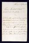 ｜ペッテンコーファーの学部長への手紙（1865年2月18日付け）