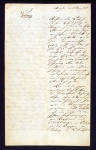 ｜ペッテンコーファーから講義の手書き原稿（1865年3月28日付け）