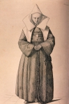 ｜リヨンの市民ホスピスでの看護婦の服装、19世紀初頭