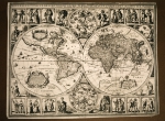 BLAEU Willem Janszoon｜ブラウによる世界地図