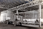 ｜ル・マンのレオン・ボレの工場内のライト兄弟の飛行機、1908年